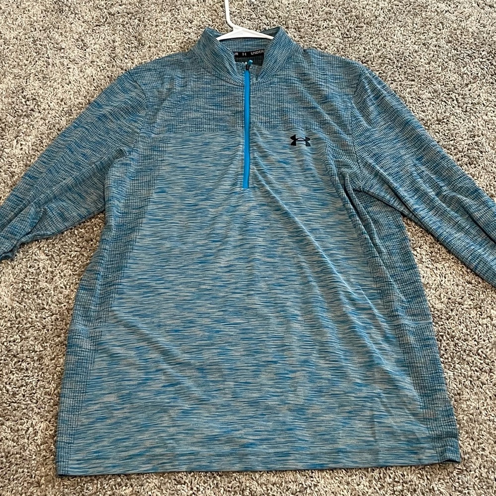 Under Armour Blue Quarter-Zip Pullover